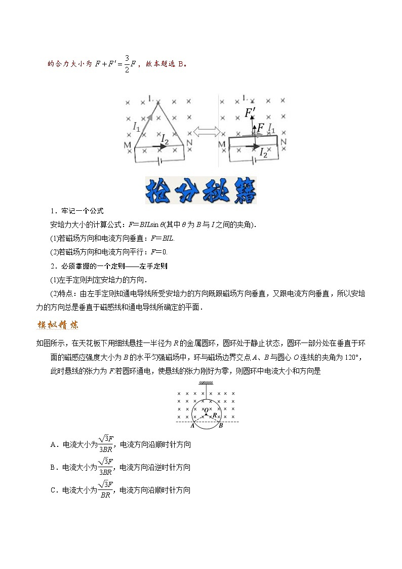 (通用版)高考物理二轮专题复习09 磁场及带电粒子在磁场中的运动(解析版)第2页