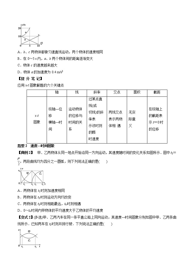 高考物理 一轮复习  考点整合练习专题（03）运动图象 追及相遇问题（2份打包，解析版+原卷版，可预览）02