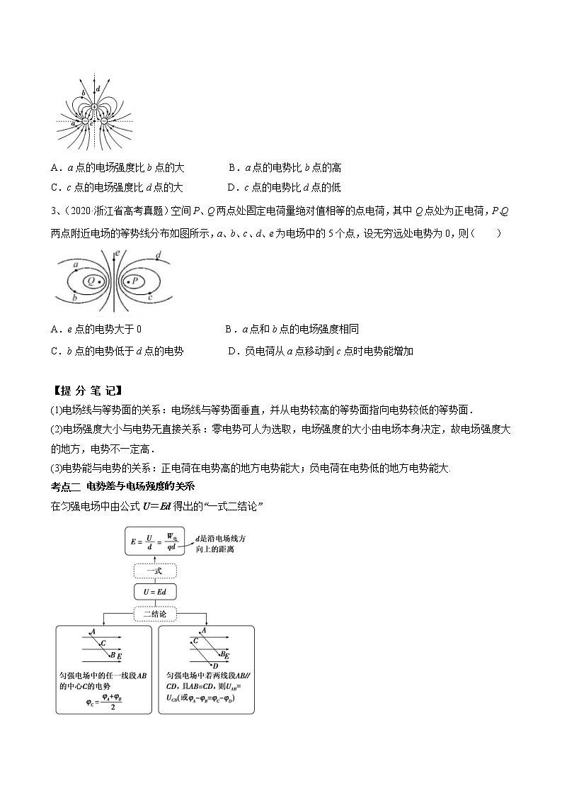 高考物理 一轮复习  考点整合练习专题（32）电场能的性质（2份打包，解析版+原卷版，可预览）02