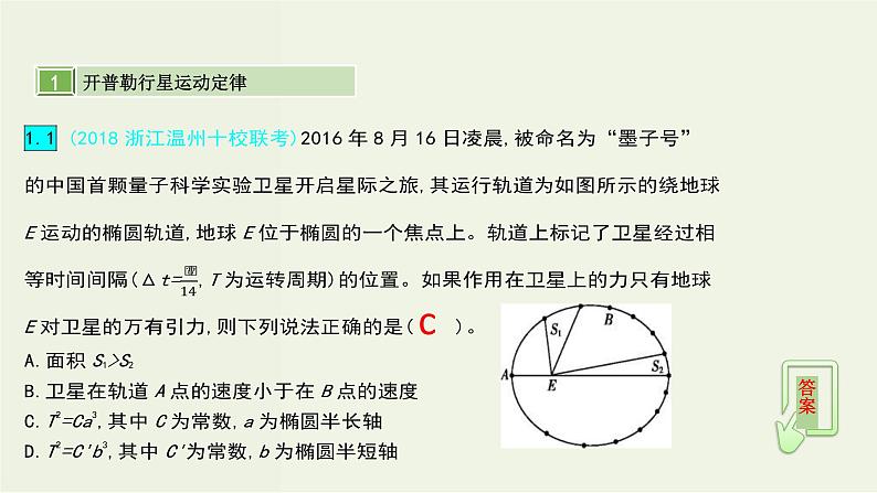 高考物理一轮复习课件第五单元万有引力定律第1讲万有引力定律及其应用 (含解析)第6页