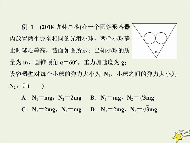 高考物理二轮复习课件专题二求解平衡问题的八种方法 (含详解)06