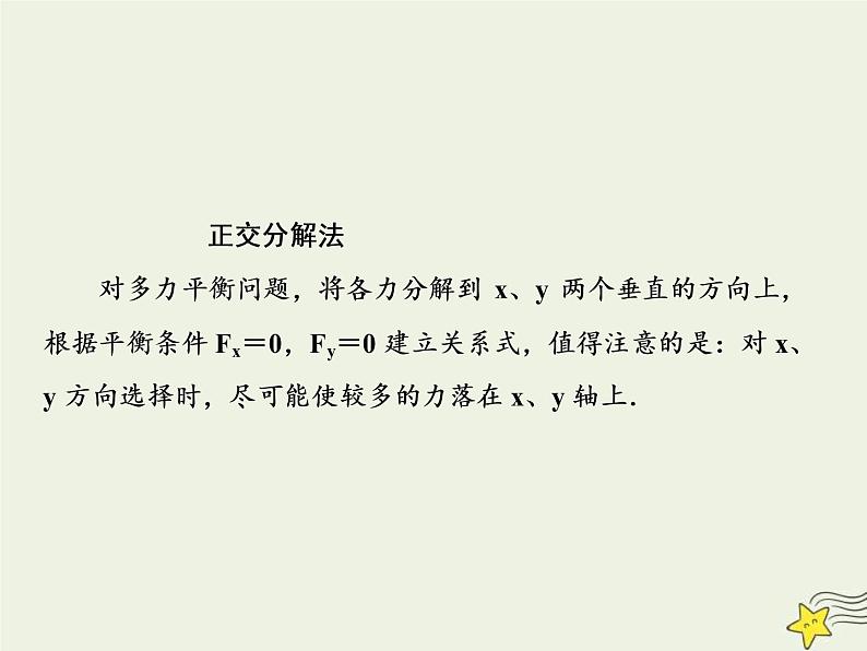 高考物理二轮复习课件专题二求解平衡问题的八种方法 (含详解)08