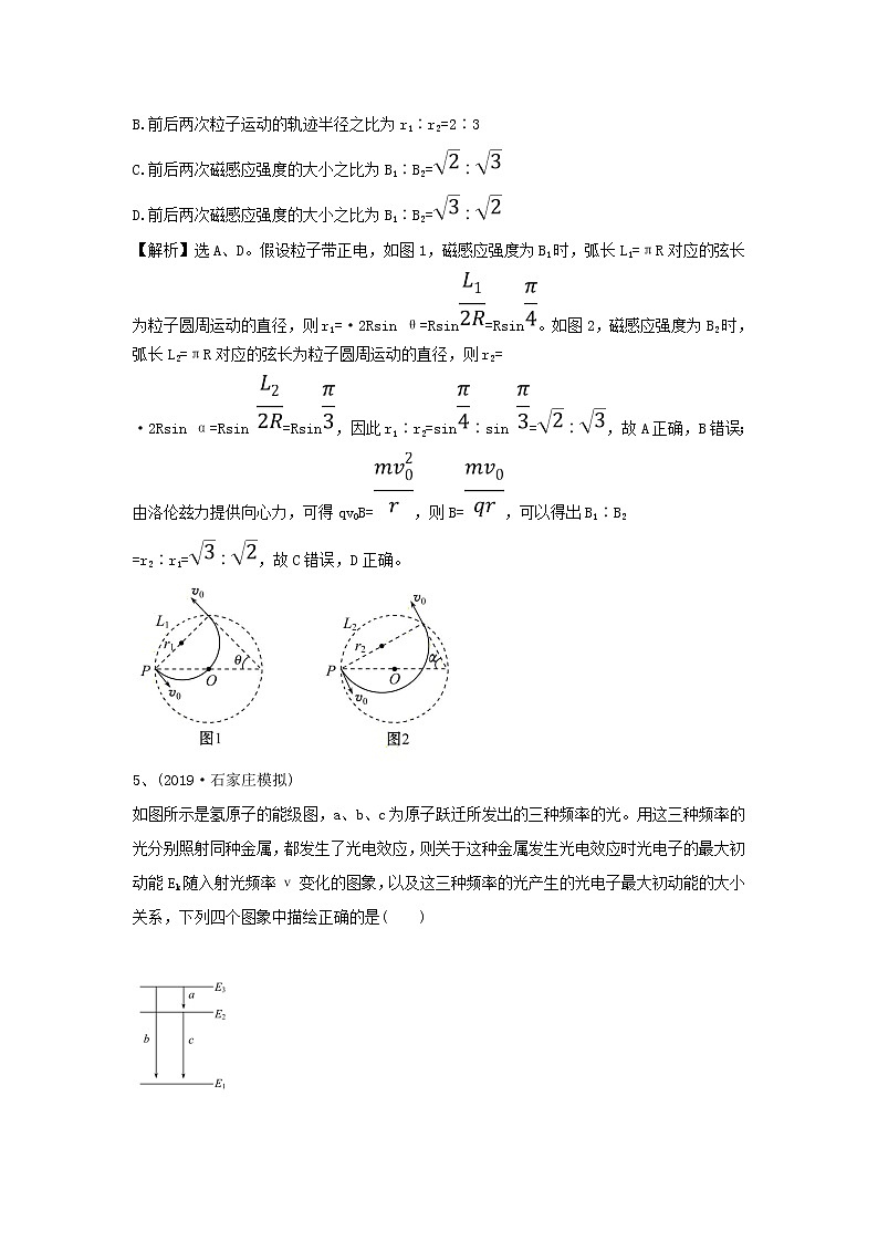 高考物理二轮复习选择题固基优练三 (含解析)第3页