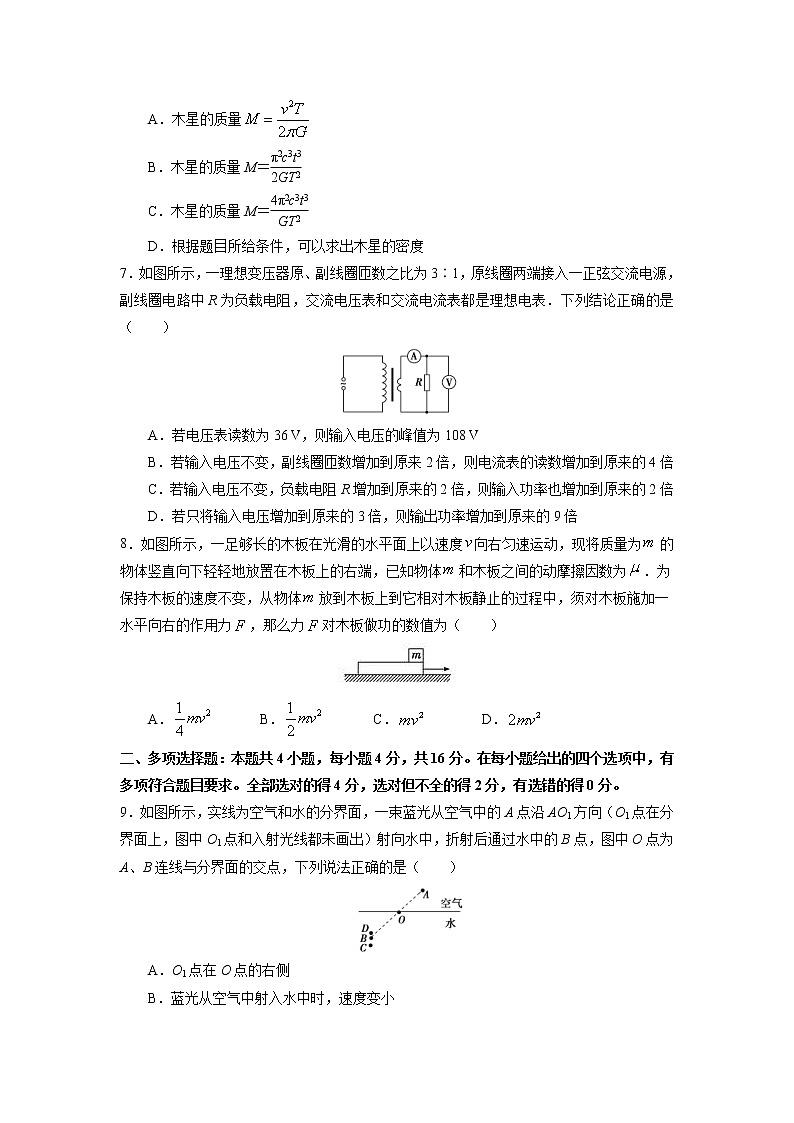 山东省2020届高三高考物理压轴卷试题（解析版）03