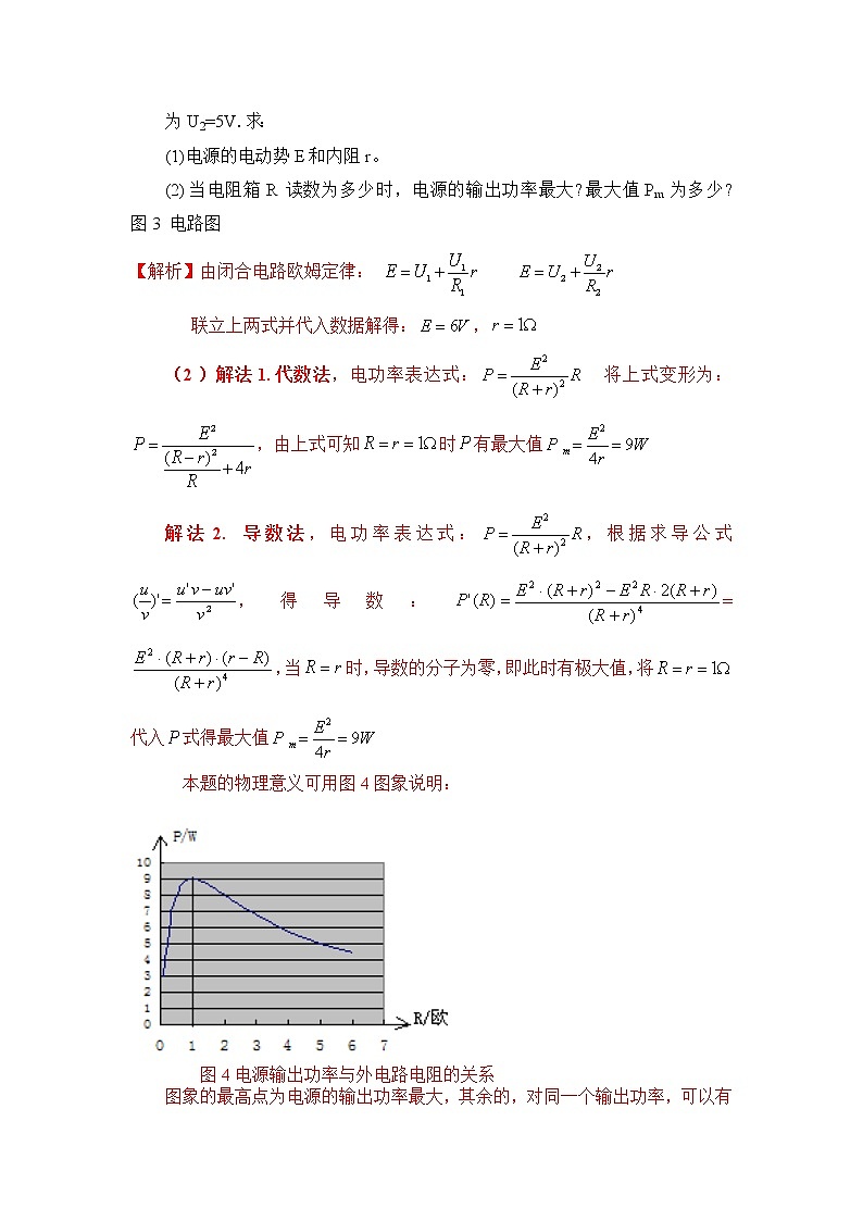 高考物理二轮复习解题方法第14讲 导数法（解析版）第3页