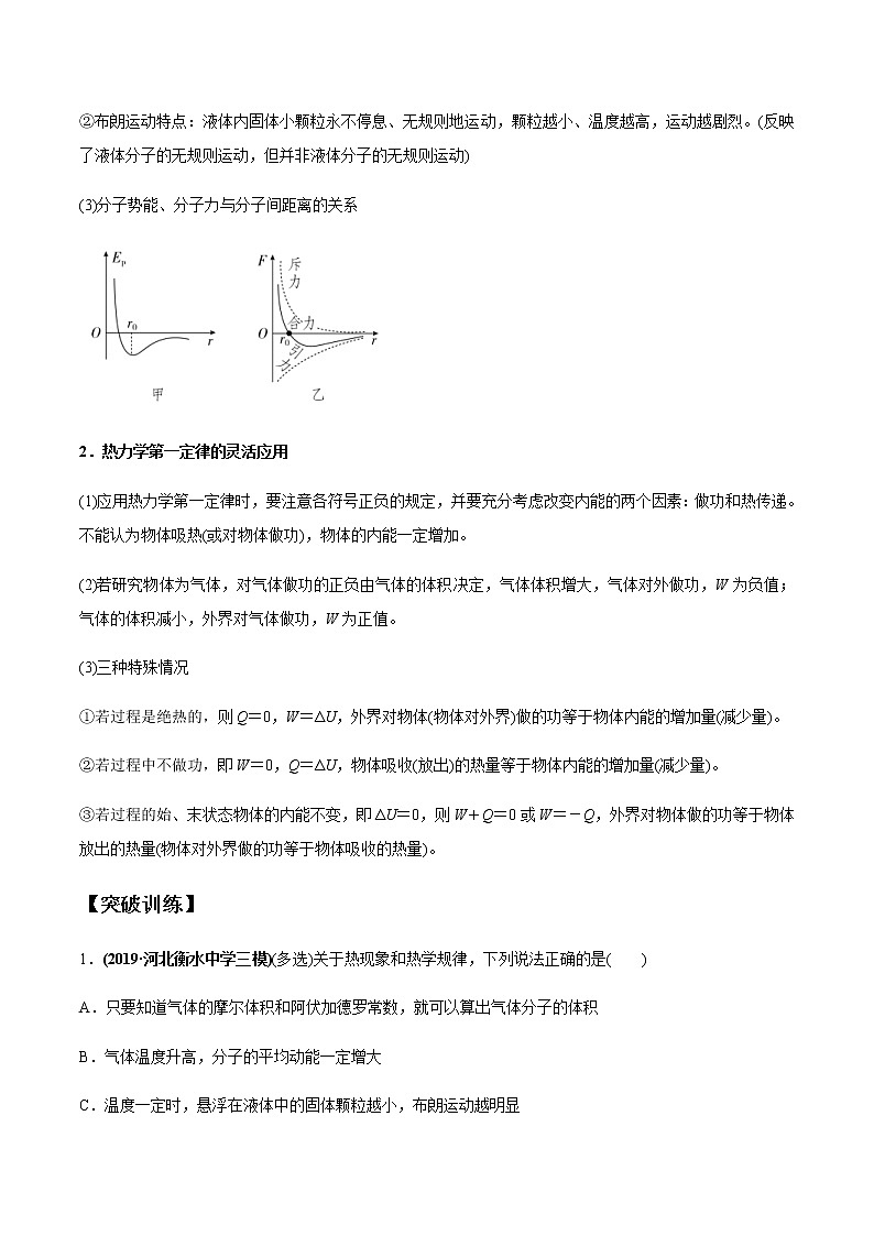 高考物理二轮复习热点题型专题16 热学（2份打包，解析版+原卷版，可预览）02