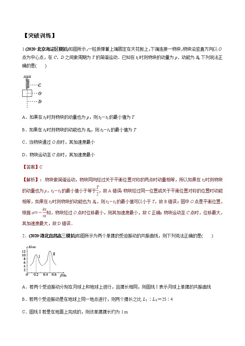 高考物理二轮复习热点题型专题17 机械振动机械波  光学（2份打包，解析版+原卷版，可预览）03