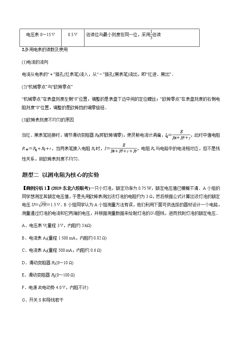 高考物理二轮复习热点题型专题19 电学试验（解析版）第3页
