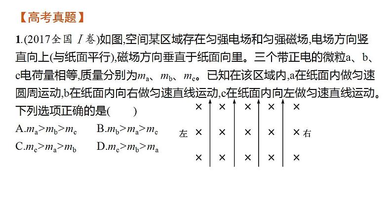 高考物理二轮复习课件专题三第3讲带电粒子在复合场中的运动 (含解析)05