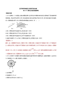 高考物理考前冲刺（15）曲线运动选择题猜押练 (含详解)