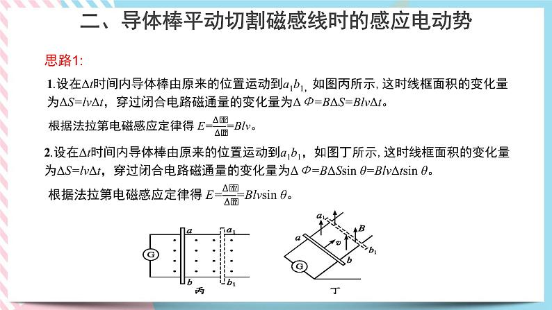 新教材 高中物理选择性必修二  2.2 法拉第电磁感应定律 课件+教案06