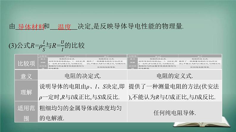 高中物理知识点《部分电路的基本概念和规律》复习课件PPT第3页