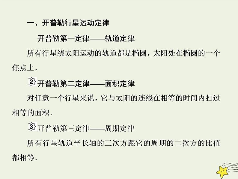 (新课标版)高考物理一轮复习课件4.4万有引力与航天一 (含解析)第3页