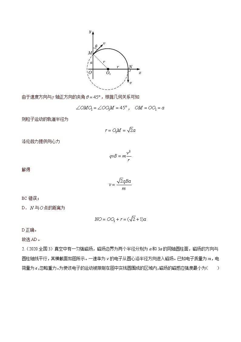 (2011-2020)十年高考物理真题分类汇编13 磁场1(2份打包，解析版+原卷版，可预览)02