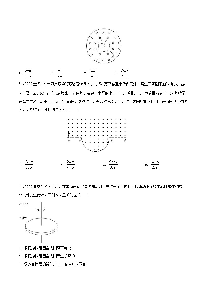 (2011-2020)十年高考物理真题分类汇编13 磁场1(2份打包，解析版+原卷版，可预览)02