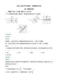 2022油田十一中高二上学期期末考试物理试题含解析