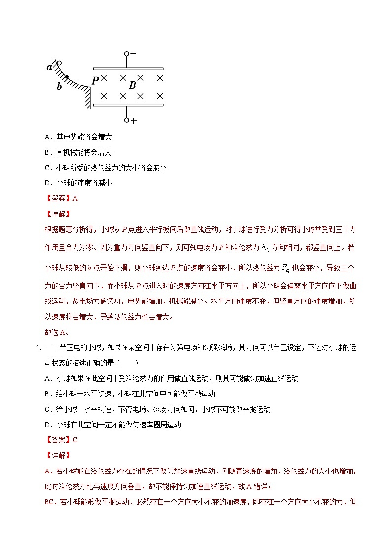 高考物理二轮复习重难点16重力场电场磁场的复合（解析版）第3页