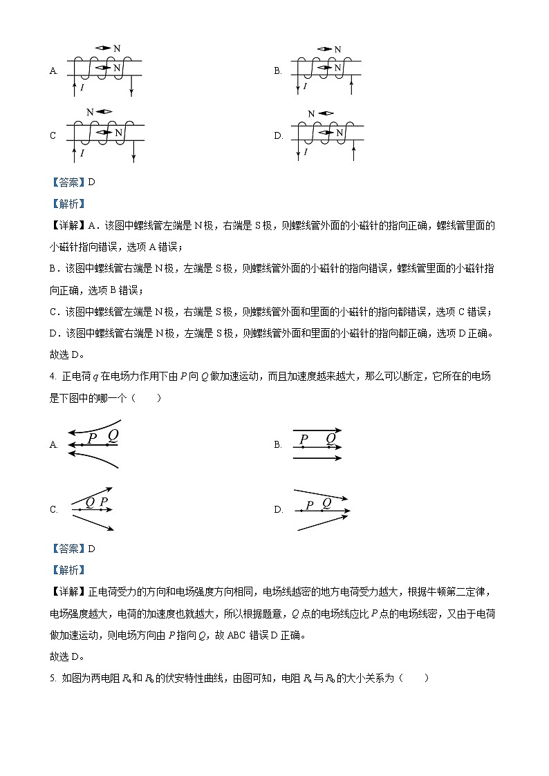 重庆市巫山大昌中学校2021-2022学年高二上学期期末物理试题含解析第2页