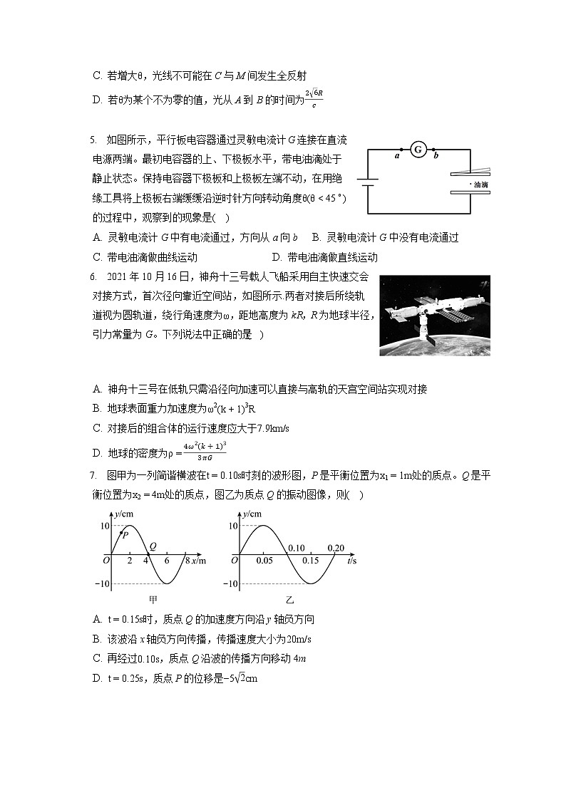 2021_2022学年江苏省苏州市高三（上）期末物理试卷（含答案解析）第2页