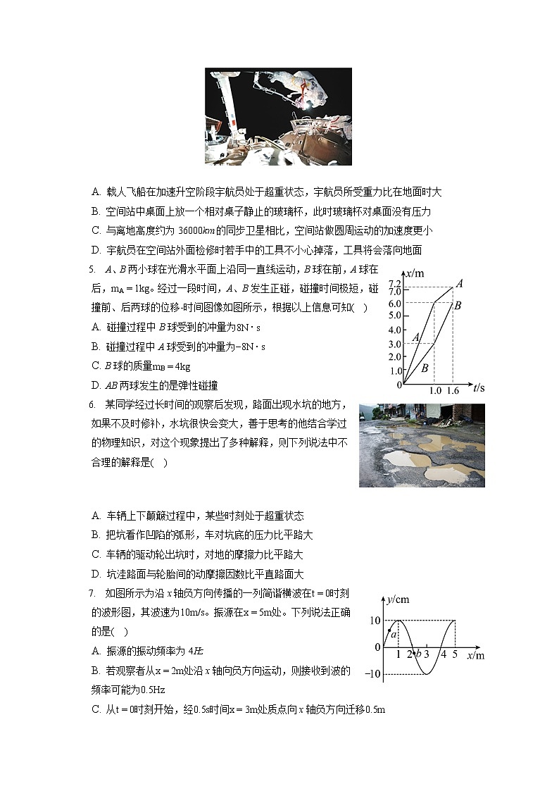 2021_2022学年江苏省无锡市高三（上）期末物理试卷（含答案解析）第2页