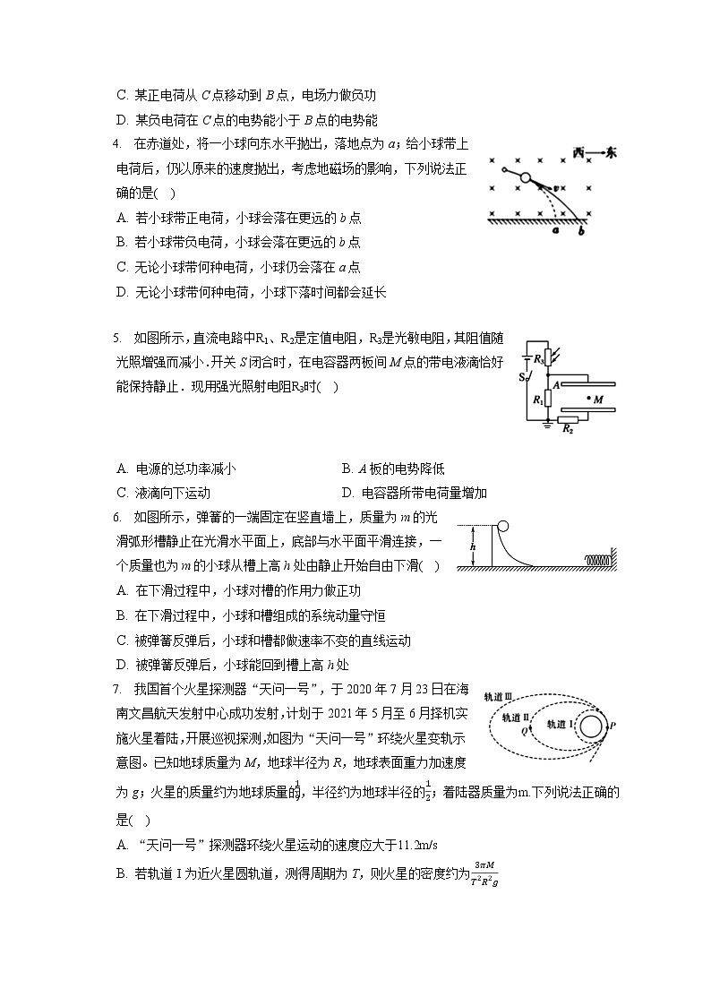 2021-2022学年天津市五校高三（上）期末物理试卷（含答案解析）02