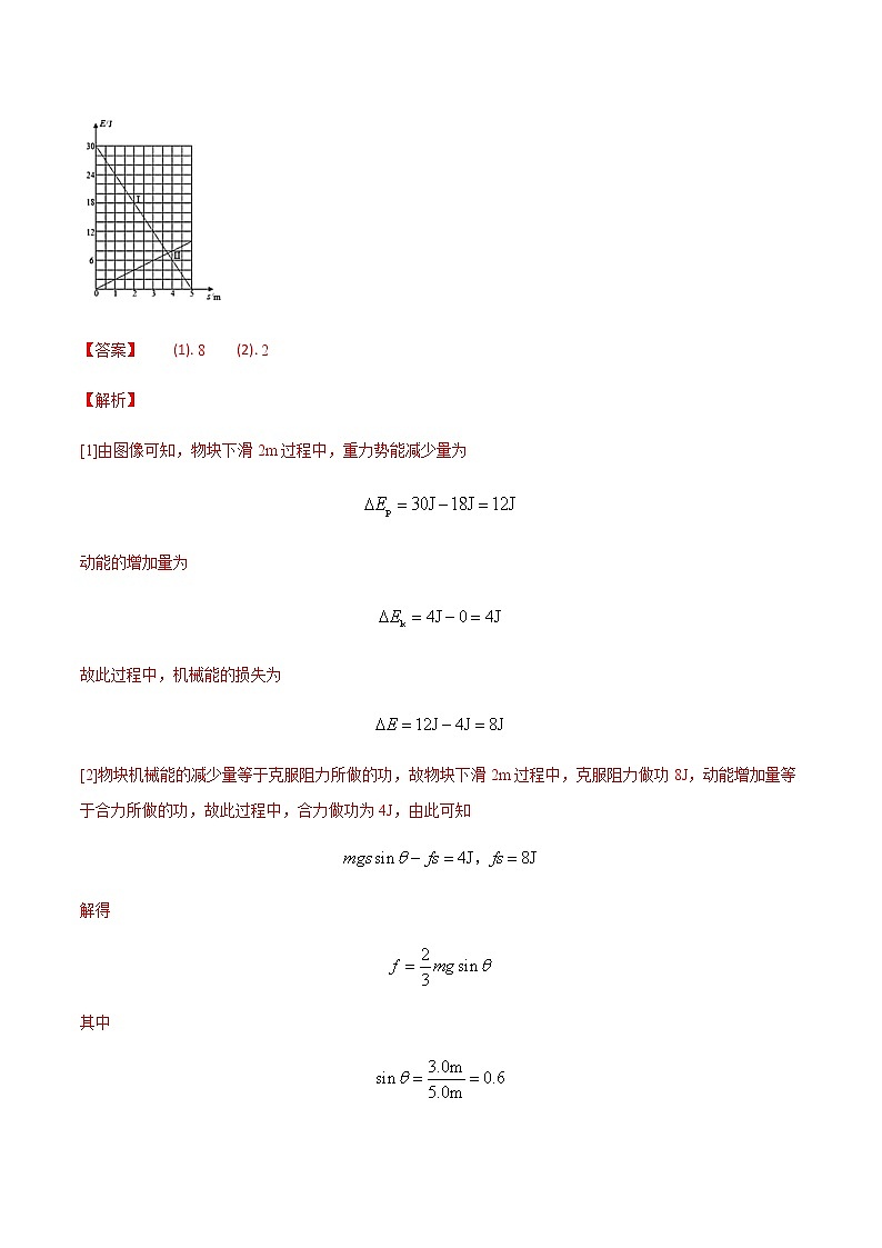 专题09 机械能及其守恒定律（三）-最新高考高三一模物理试题汇编（解析版）第2页
