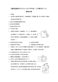 2022-2023学年安徽省桐城中学高二上学期月考（6）物理试题（解析版）