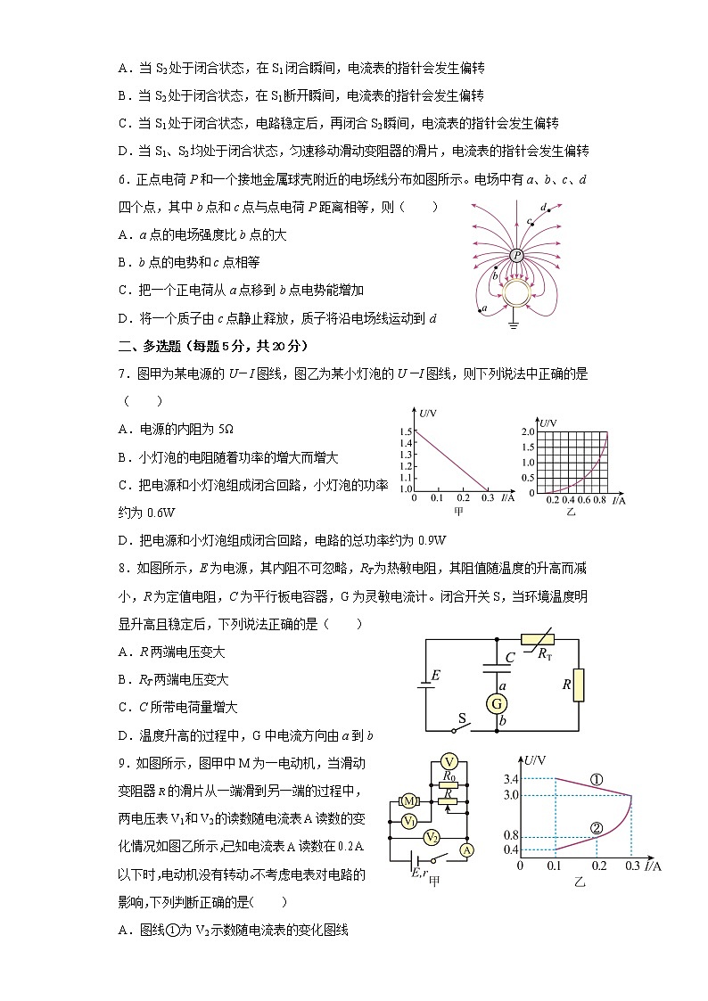湖南省常德市汉寿县第一中学2022-2023学年高二物理上学期12月月考试题（Word版附答案）第2页