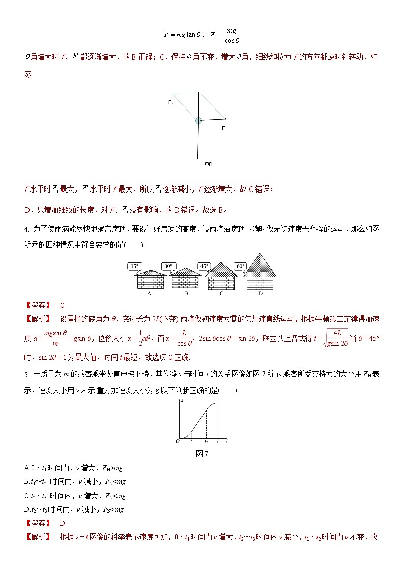 江苏省2022-2023学年高一第一学期期末教学情况测试人教版物理模拟试题二（解析版）第3页