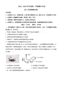 2022-2023 学年北京师范大学附中实验中学高三上学期期中物理试题（解析版）