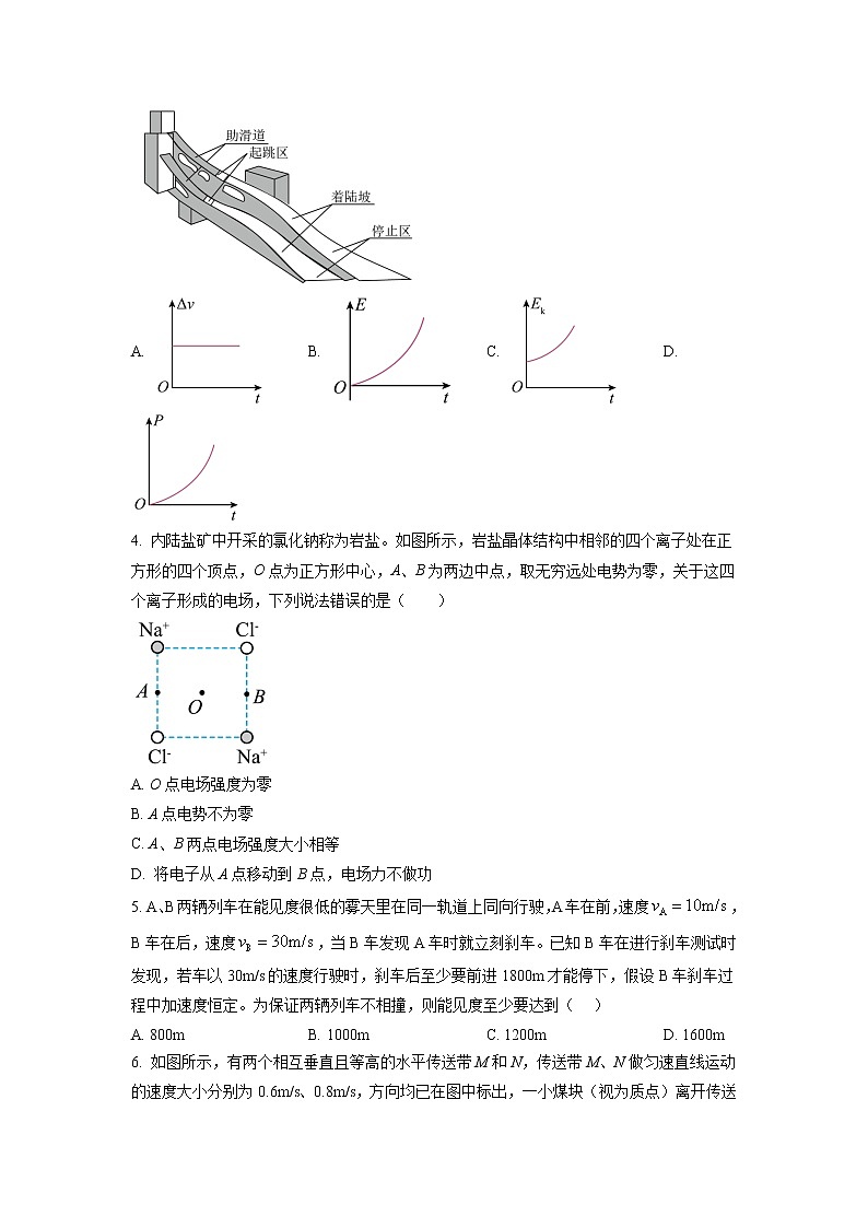 2022-2023学年湖南省长沙市长郡中学高三上学期第三次月考物理试题 word版02