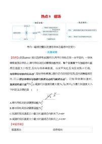 2023届二轮复习 热点8　磁场 学案