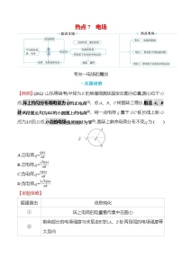 2023届二轮复习 热点7　电场 学案