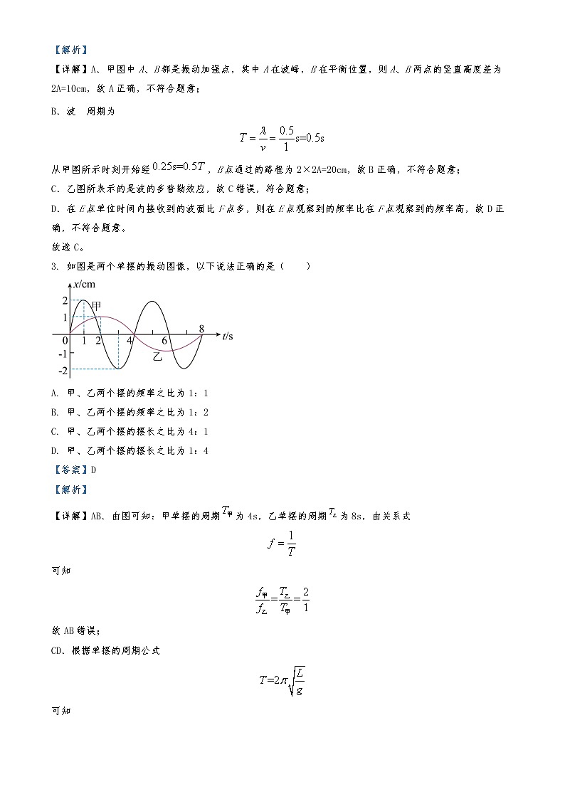 2022-2023学年山东省枣庄市第三中学高二12月月考物理试题 解析版02