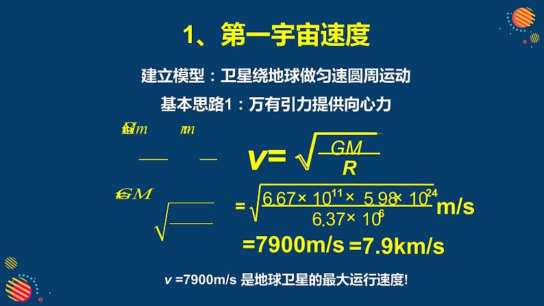 新人教版2019高中物理必修2   宇宙航行课件05