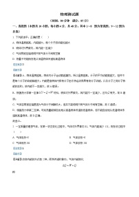 2022-2023学年河南省洛阳市宜阳县第一中学清北园高一上学期物理试题（解析版）