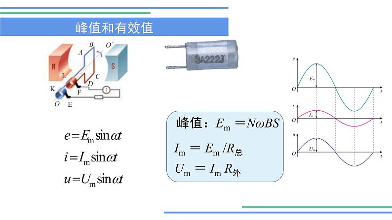 3.2 描述交变电流的物理量 课件 -2022-2023学年高二下学期物理粤教版（2019）选择性必修第二册07