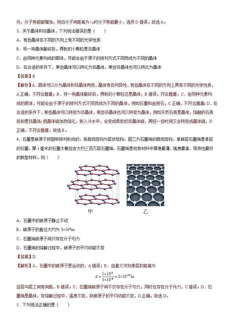 2.5 晶体 课件+练习（原卷+解析卷）02