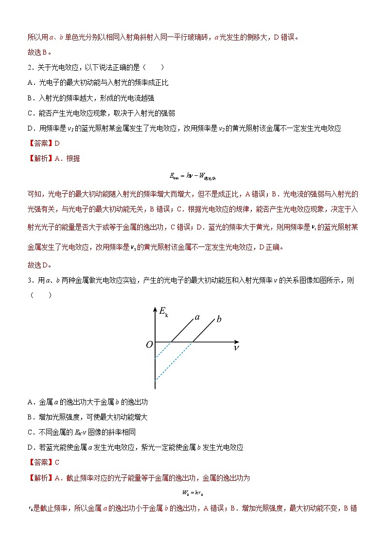 4.1 光电效应 课件+练习（原卷+解析卷）02