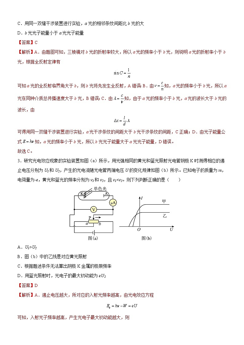 4.2 光电效应方程及其意义（同步练习）(解析版)第2页