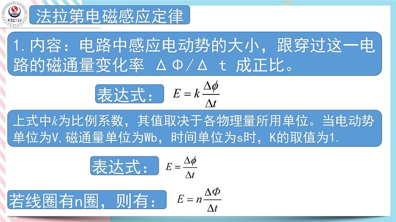 2.2法拉第电磁感应定律 课件-高二下学期物理粤教版（2019）选择性必修第二册06