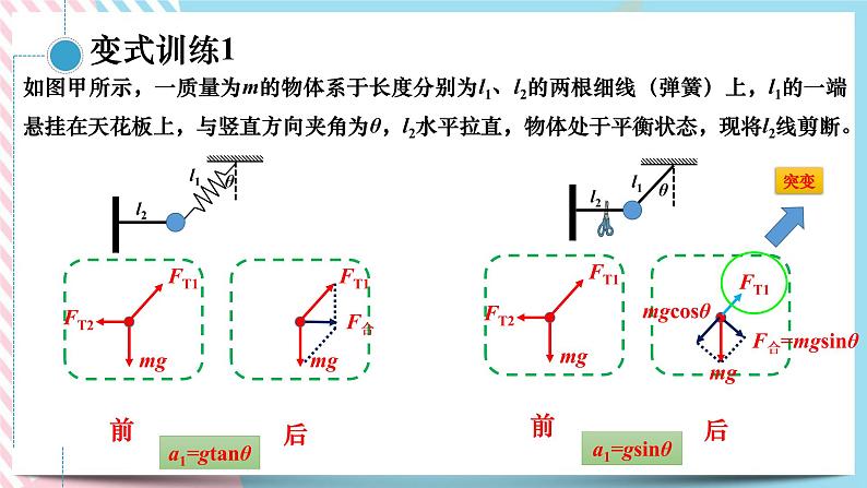 4.5牛顿运动定律的应用（4） 瞬时问题和电梯问题-（课件+课时作业）04