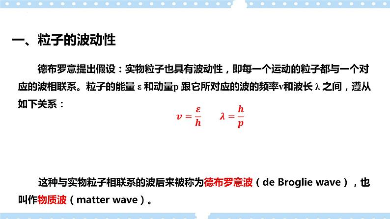 4.5 粒子的波动性和量子力学的建立(课件+学案（原卷版+解析版））04