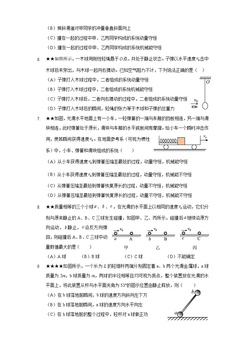 1.3 动量守恒定律 （课件+课时作业）02
