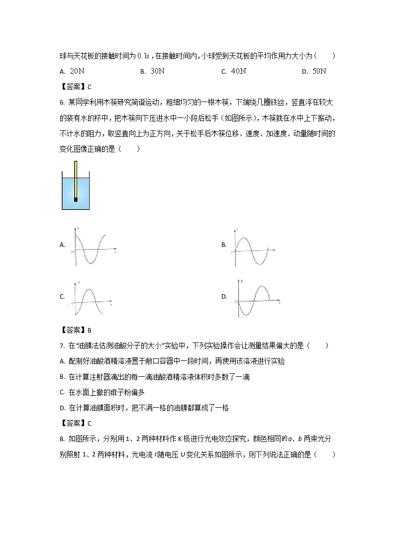 2021-2022学年江苏省海安市高二上学期学业质量监测物理试题（Word版）第3页