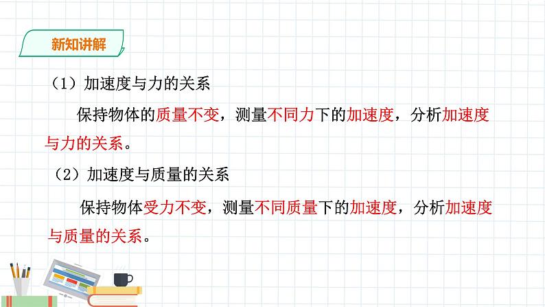 新课标高中物理：实验：探究加速度与力、质量的关系课件PPT第6页