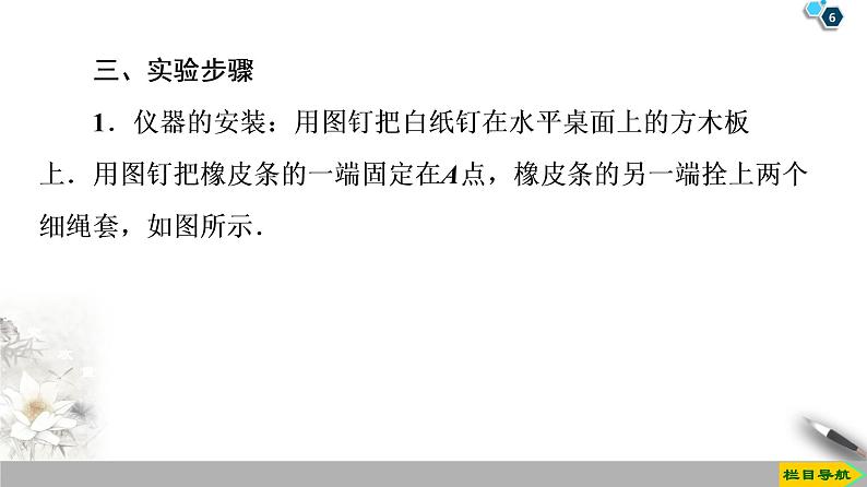 新课标高中物理： 第3章 实验：验证力的平行四边形定则课件PPT第6页