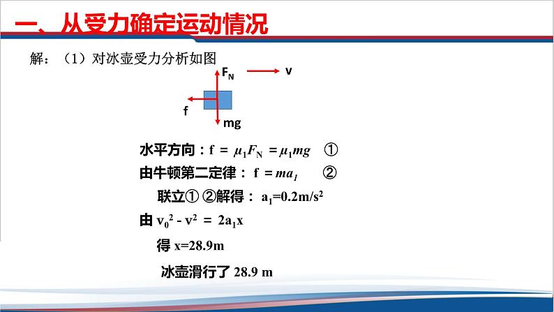 人教版高中物理必修一4.5  牛顿运动定律的应用 课件第7页