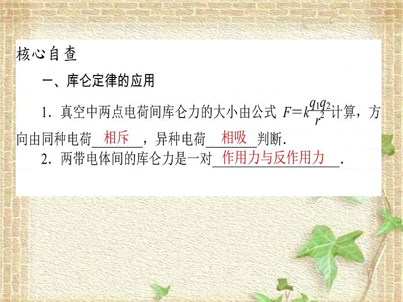 2022-2023年高考物理一轮复习 电场及带电粒子在电场中的运动课件第2页