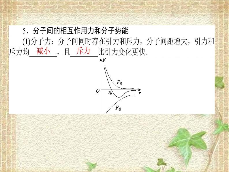 2022-2023年高考物理一轮复习 分子动理论 气体及热力学定律课件第6页